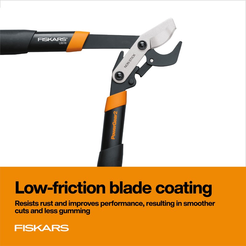 Fiskars 18-Inch Loppers for Tree Trimming, Heavy Duty, Sharp Bypass