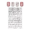 Finger Angel Placas Estampadoras 4pcs Nail Art Con Organizador Xl11-14