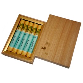 Gyokushodo Incense Incense Shibune Short 5 Grip Paulownia Box #78