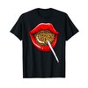 Funny Red Lip Leopard Print Gift | Cheetah Lolly Men