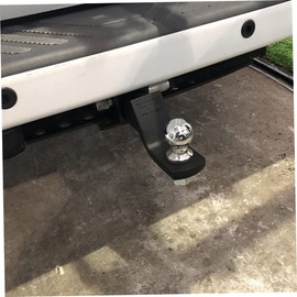 Zerodeko Durable Tow Bar Ball Cover for Trailer Protection Black Hitch Cover for Truck Semi Trailer Fits Standard Towballs Quality Inspected Compatible with Vehicles