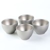 Camping Tea Cup Outdoor Portable Picnic Cookware Ti Double-Wall TeaCup