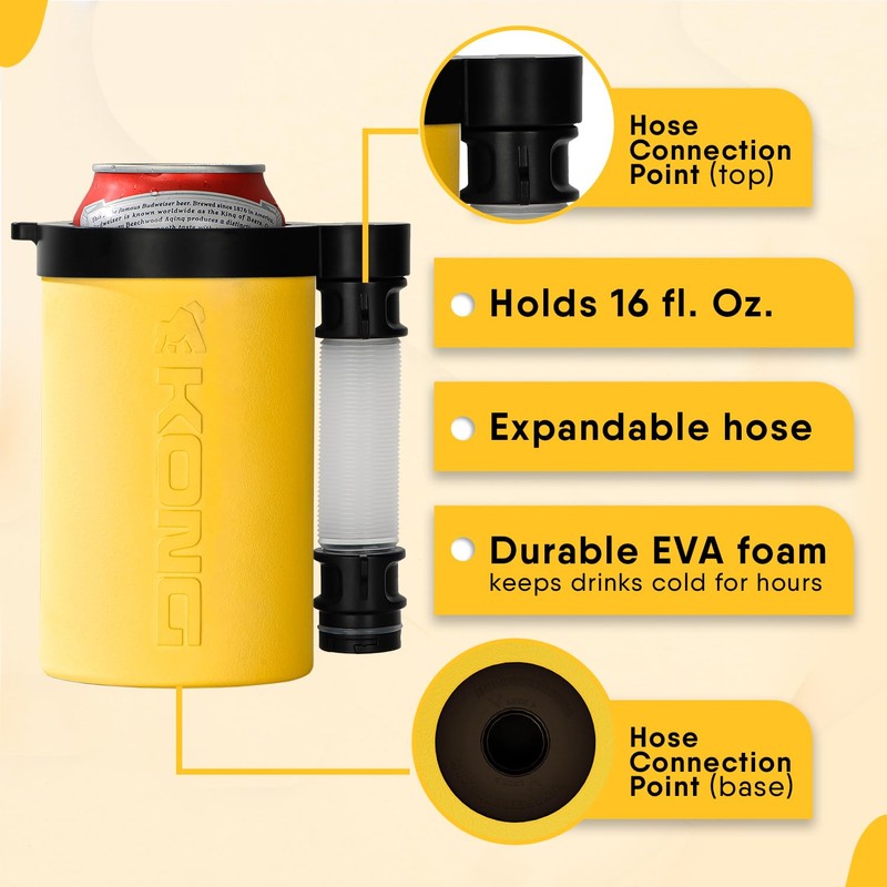 The Kong 2.0 - A Portable Can or Bottle Cooler/Cup