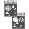 Craftreat Assorted Flower Stencils