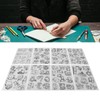 8 Pieces Shrink Wrap Pattern Plastic Art Sheets Cute Animal