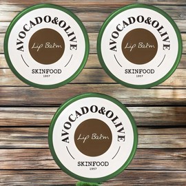 Skinfood color tint effect lip gloss avocado olive lip balm 3 packs 12g / 스킨푸드 색상 틴트효과 립글로스 아보카도 올리브 립밤 3개 12g