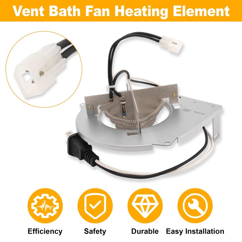 Vent Bath Fan Heating Element, Ceiling Heater Heat Element Replacement