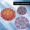 SOEWIOU Diamond Painting Coasters with Holder,8 Pcs Mandala Diamond Art
