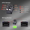 APIELE 3Pcs 3 Position Rocker Toggle Switch DPDT 6 Pin
