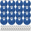 Chumia 16 Pack Padlocks Keyed Alike, Stainless Steel 2-3/4" Wide,