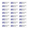 GFCI Protected Outlet Receptacle Plates Label Sticker Decal Blue Print