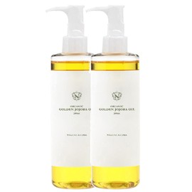 Jojoba Oil Organic Unrefined Golden 7.8 fl oz (200 ml) x 2 Bottles 13.5 fl oz (400 ml) Carrier Oil Natural 100% Additive-Free Massage Care Natural Organic §La Nature