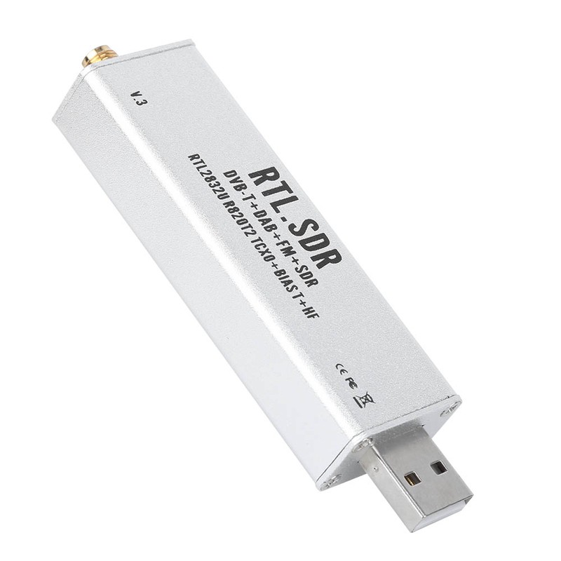 Full Band Receiver RTL‑SDR Radio Communication System 0.1MHz‑1.7GHz for XP