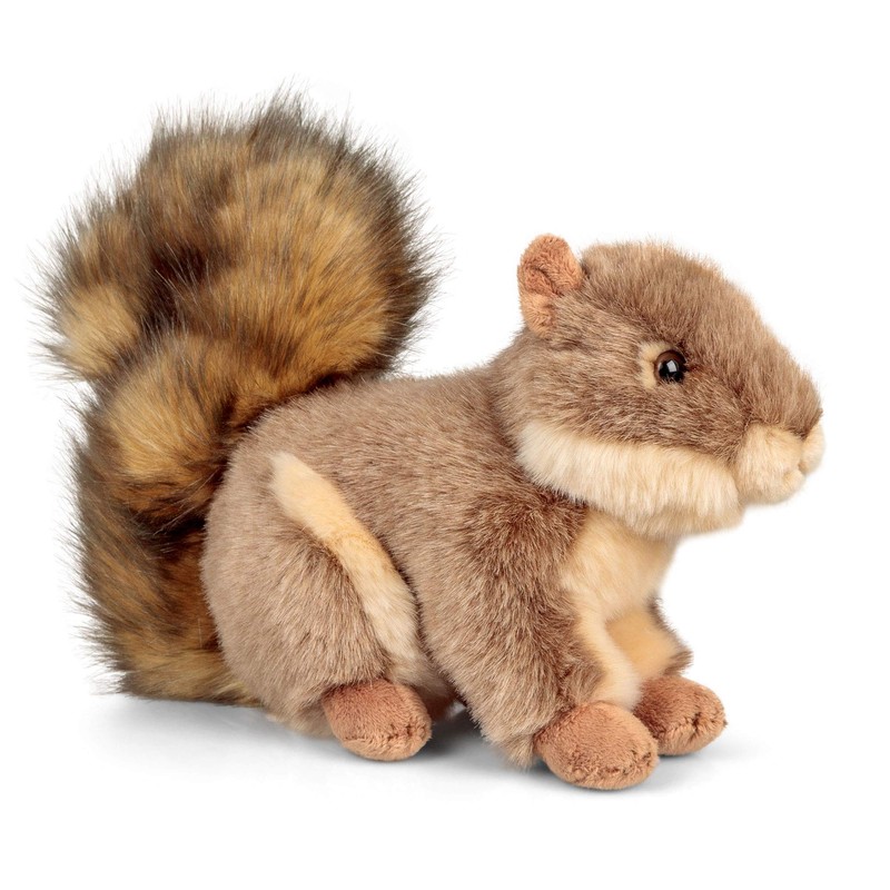 Tobar Animigos Soft Toy Squirrel Soft Toy in Realistic Design,