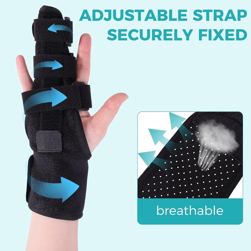Trigger Finger Splint, Finger Brace for Middle, Index, Pinky, or