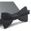 Unbranded New Tuxedo PreTied Black Bow Tie Satin Matching Adjustable
