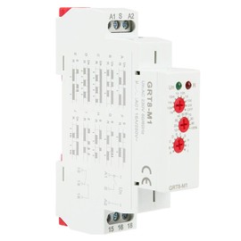 GRT8-M1 Multifunctional Delay Time Relay, 35mm DIN Rail Mount AC 220V Multifunctional Delay Time Relay with 10 Functions DIN Rail Mount AC 220V AC Max.6VA/1.3W