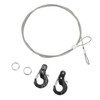 2pcs RC Metal Trailer Hook Aluminum Alloy Steel Rope Lightweight