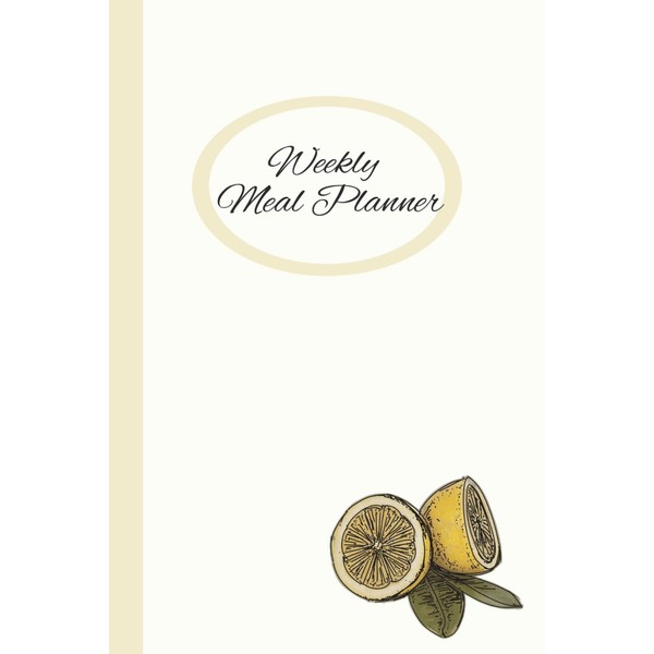 52 Week Meal Planner - Decorated with Delicate Fruit