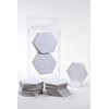 Value Pack of 30 - Blank 1.5" Hexagon Hex Board