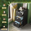 DEVAISE 3 Drawer File Cabinet with Lock, Vertical Wood Filing