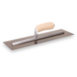 MARSHALLTOWN Curry Style Trowel, 16x5 Inches, Ideal for Plastering and EIFS, Made in the USA, 104CST
