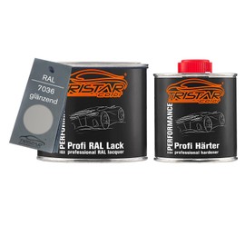 TRISTARcolor RAL 7036 Platinum Grey 2K Car Paint Gloss 0.75 Litres / 750 ml Can Including Hardener