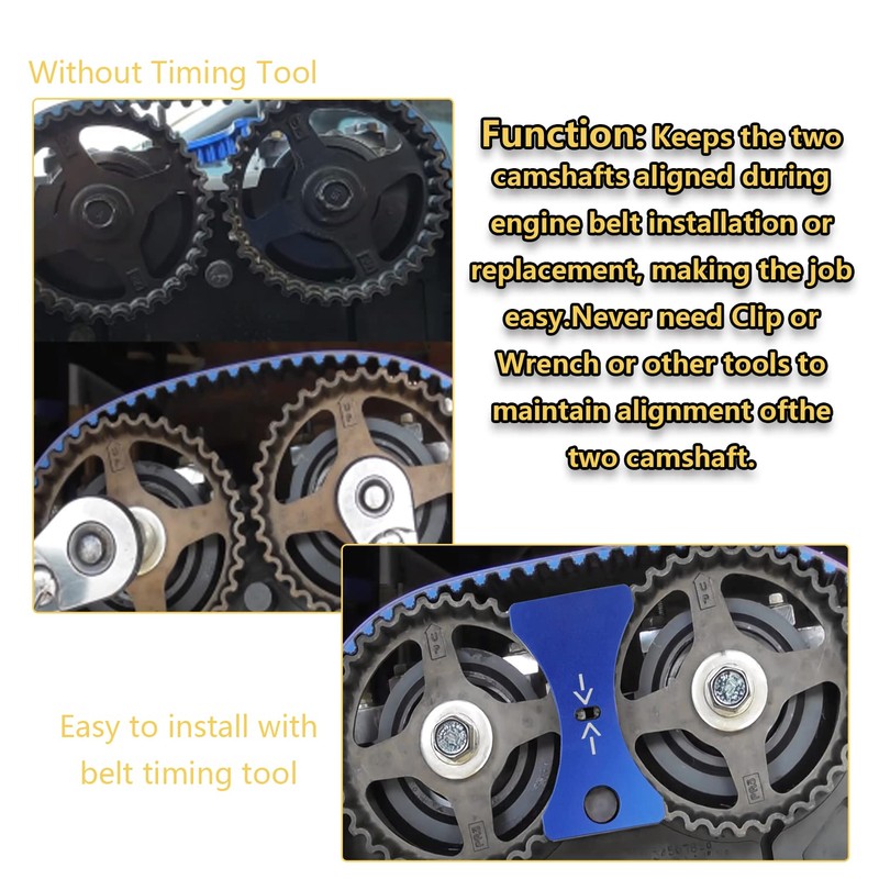 Mejiao Engine Cam Gear Lock Timing Belt Installation Tool Compatible