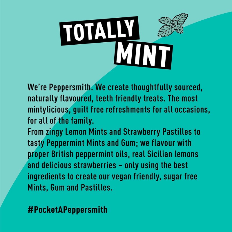 Peppersmith - British Peppermint Mints - 100% Plant Based Xylitol