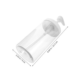 IWOWHERO Bottled Shampoo Refillable Travel Bottles Sample Containers for Skincare Travel Lotion Bottle Travel Size Toiletries Bottles Portable Travel Bottles Lotion Jars Pet Transparent