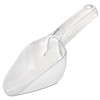 AS ONE Rubbermaid Commercial Products Plastic Utility Ice Scooper, 6-ounce,