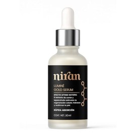 Luminé Gold Serum Facial Súper Hidratante y Regenerador, con Ácido Hialurónico, Sábila, Extracto de Caviar, Colágeno y Elastina, Rosa Mosqueta y Tepezcohuite.