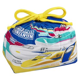 OSK KB-1 Lunch Bag, Shinkansen Drawstring Lunch Bag, Made in Japan, Fashionable, Cute, Simple, Easy to Use, Easy to Take Out, Unisex, Kids, Students