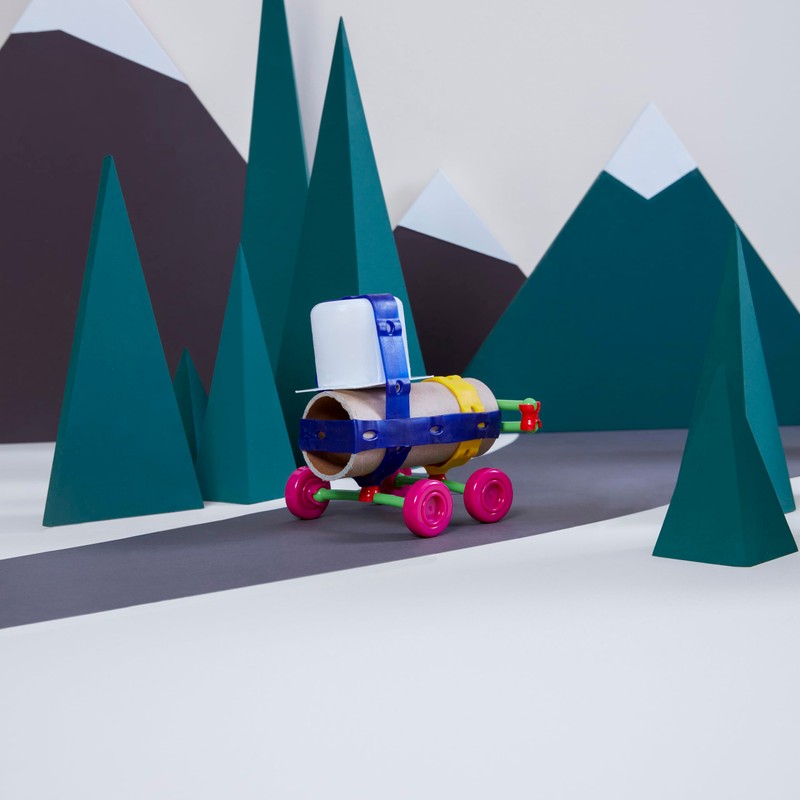 Oddy Basic Vehicle Creative Building Kit - Eco-Friendly STEM Toy