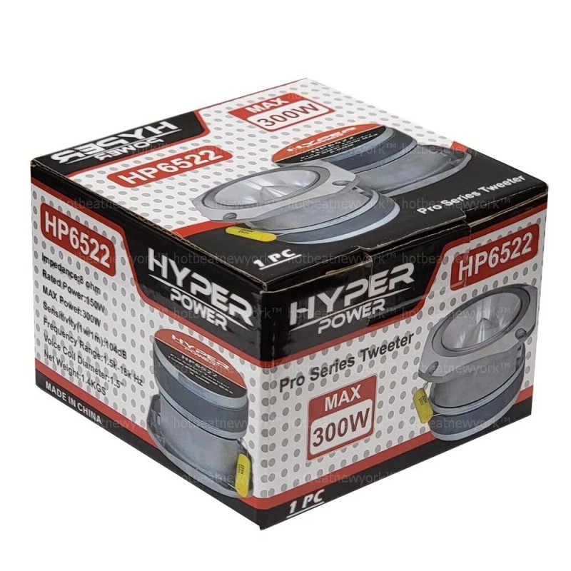 HyperPower 2 pack HyperPower High Compression Bullet Super Tweeter 4"