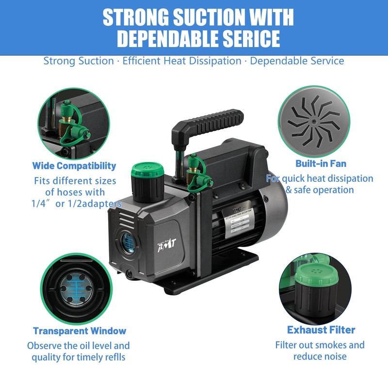 PB Motor Tech 5 Gallon Vacuum Chamber Kit with 4.5