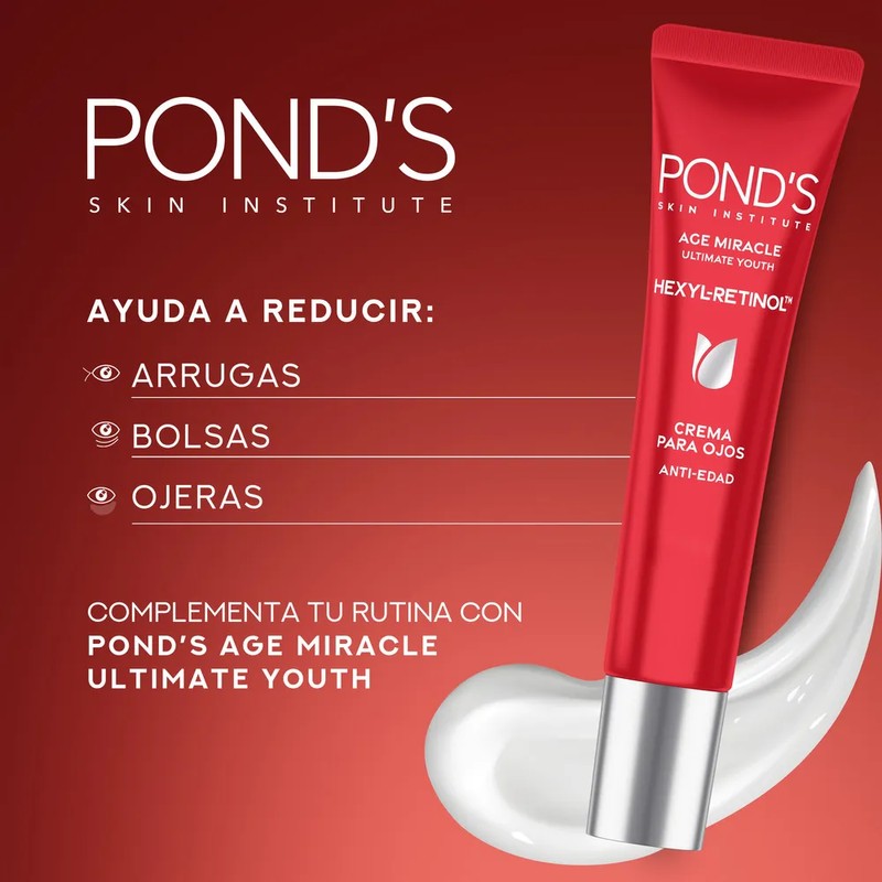 Crema para Contorno de Ojos POND'S Age Miracle | Con