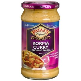 Patak's Korma Curry Cooking Sauce Mild 15 oz