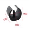 HJGarden 8PCS 32mm Black Plastic Outdoor Leg Sleeve Sleeve Sled