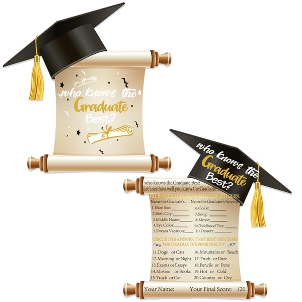 Einladung zur Abschlussfeier 2025,10PCS Einladungskarte für den Doktorhut Graduation Glückwünsche