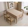 Fusehngre 51"x 86" Waterproof Rectangle Tablecloth Oil Spill Proof Wrinkle