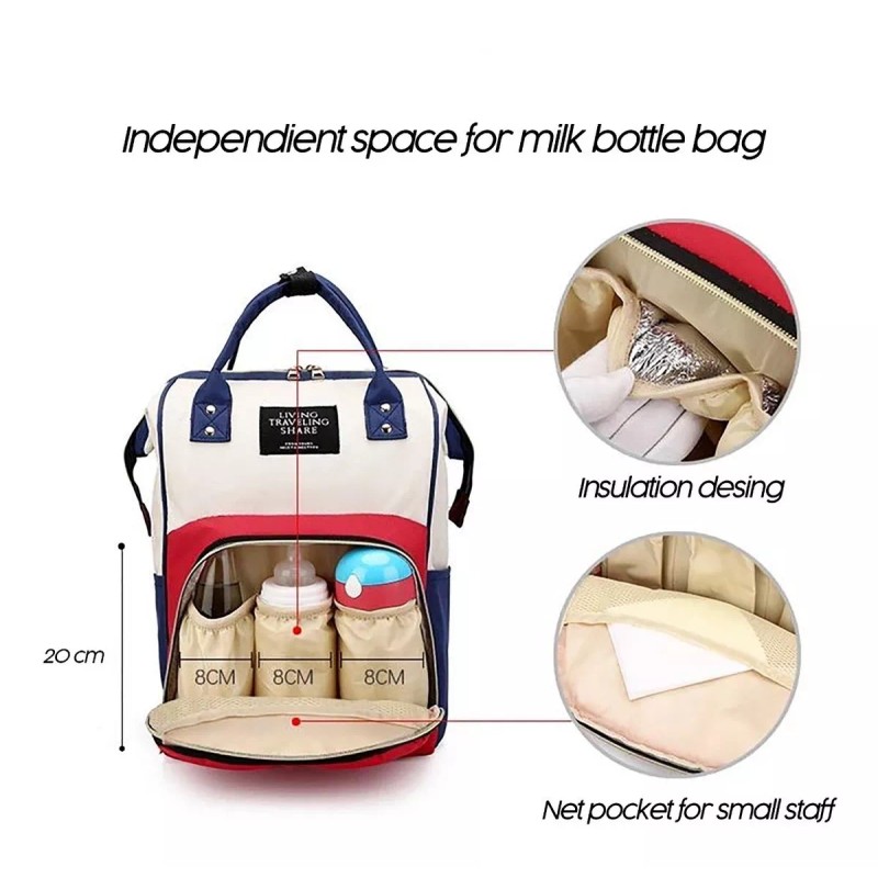 Monzó Mochila Pañalera, Mochila Multifuncional Moderna.