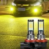 h8 led fog light h11 yellow light blue white universal