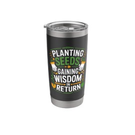 Garden Plant Lover Gardener Lover Gardening Planting Seeds Stainless Steel Insulated Tumbler