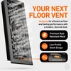 Home Intuition Victorian Floor Vent Covers 2X14 Inch Floor Register