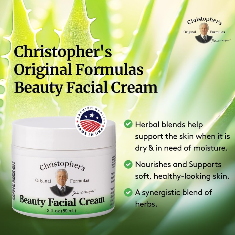 Dr Christopher's Beauty Facial Cream - 2 oz (Pack of