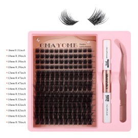 Kit De Pestañas Cmayome 18mm Rizadas Y Voluminosas