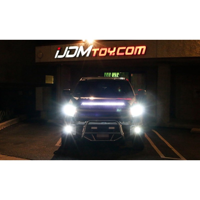 iJDMTOY Xenon White 63-SMD LED Hood Bulge Accent Lighting Strip