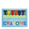 Rex London Animal Head Crayons (set of 6)