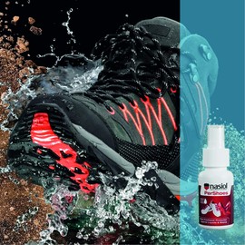 Nasiol PerShoes Nano Shoe Waterproofing Protection Spray, Suede, Fabric and Nubuck, Water Repellent Coating, Hydrophobic Footwear Protector Against Liquids, Rain & Stains, Sneaker Fabric Guard